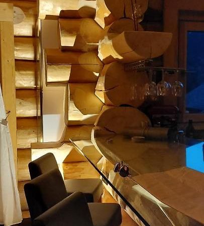Chalet Anzac Chalet 5 Etoiles en Rondins Tout Neuf Unique dans les Aravis Les Villards-sur-Thônes Extérieur photo