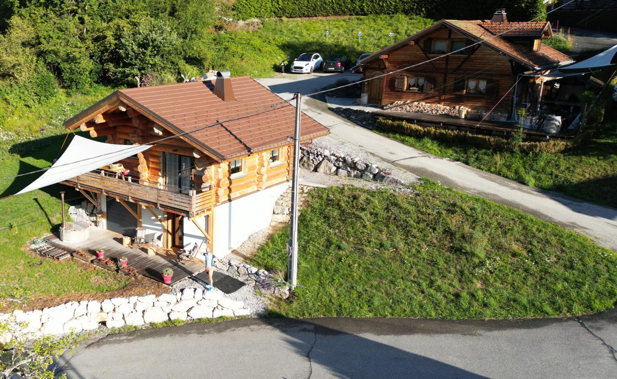Chalet Anzac Chalet 5 Etoiles en Rondins Tout Neuf Unique dans les Aravis Les Villards-sur-Thônes Extérieur photo
